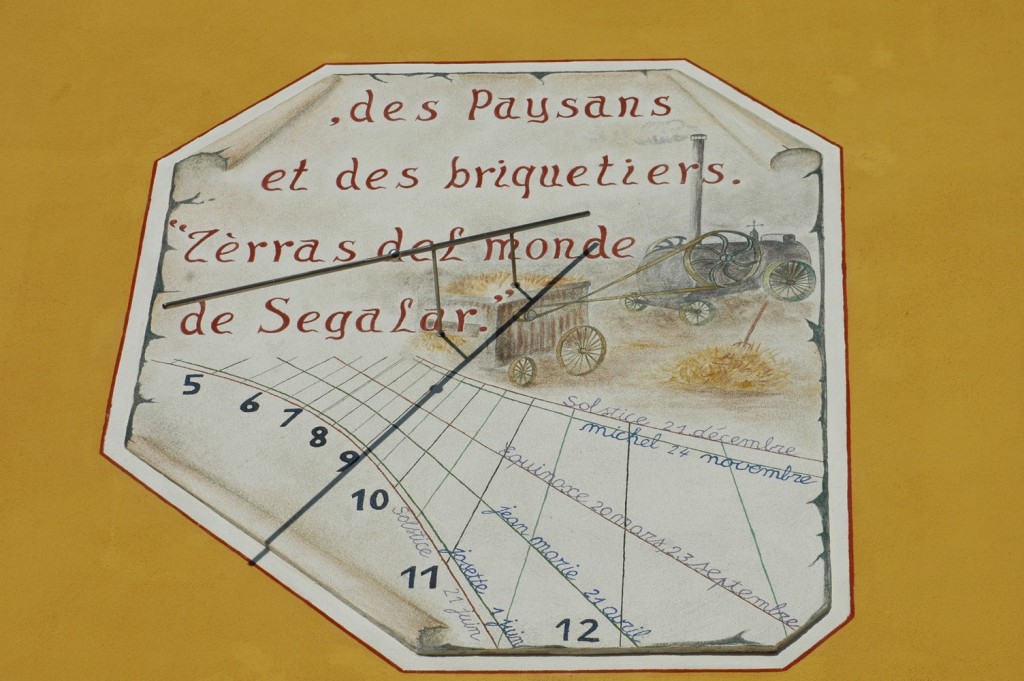 Cadran solaire création Benoit Carmaux Tarn.